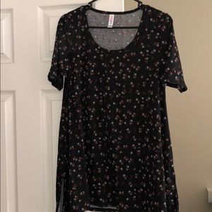 LulaRoe Small Floral Perfect T - NWOT